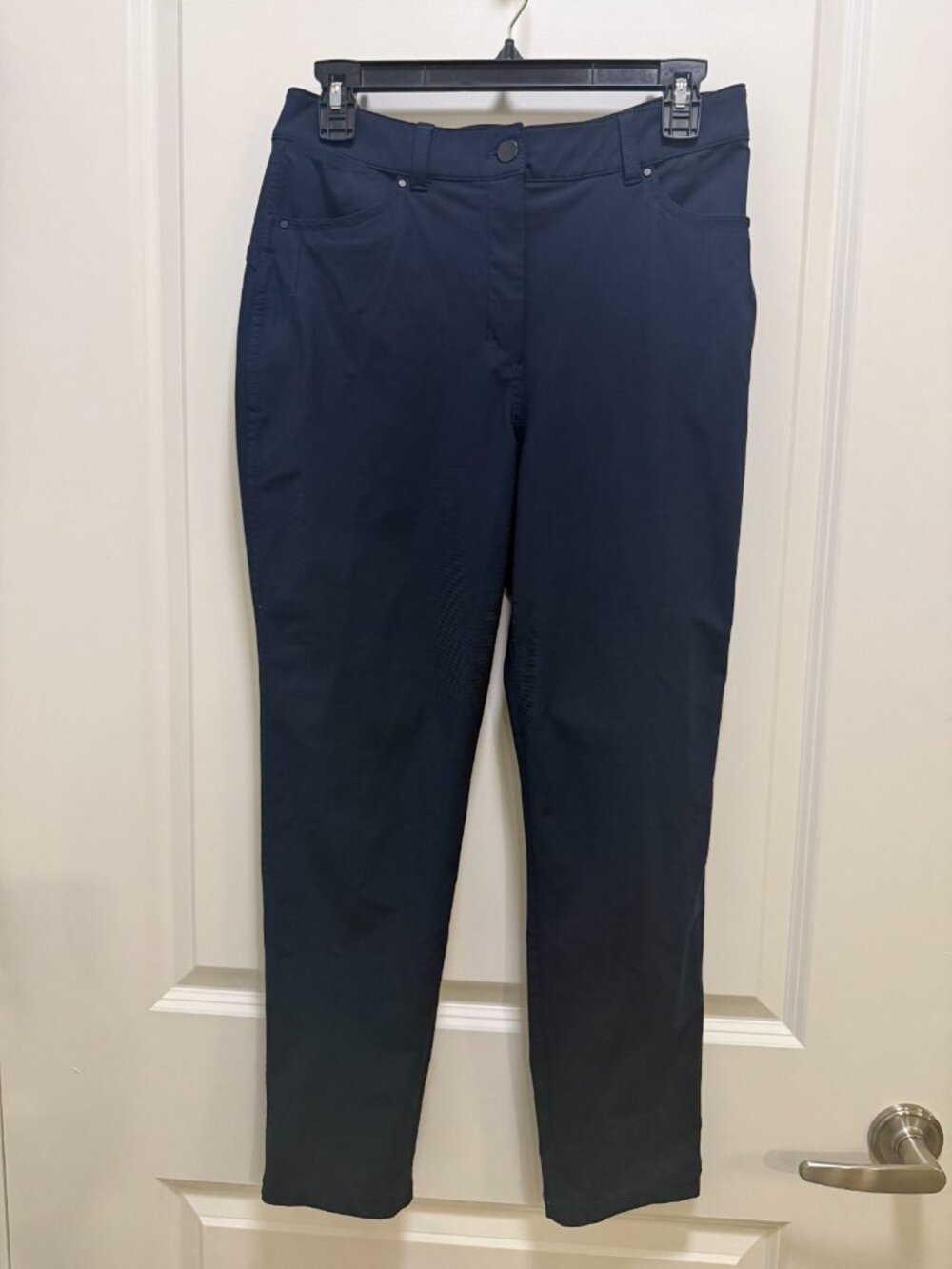 Lululemon Black Nylon Ankle Activewear Pants Sz 8